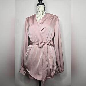 SHEIN Women's Blush Rose Blouse